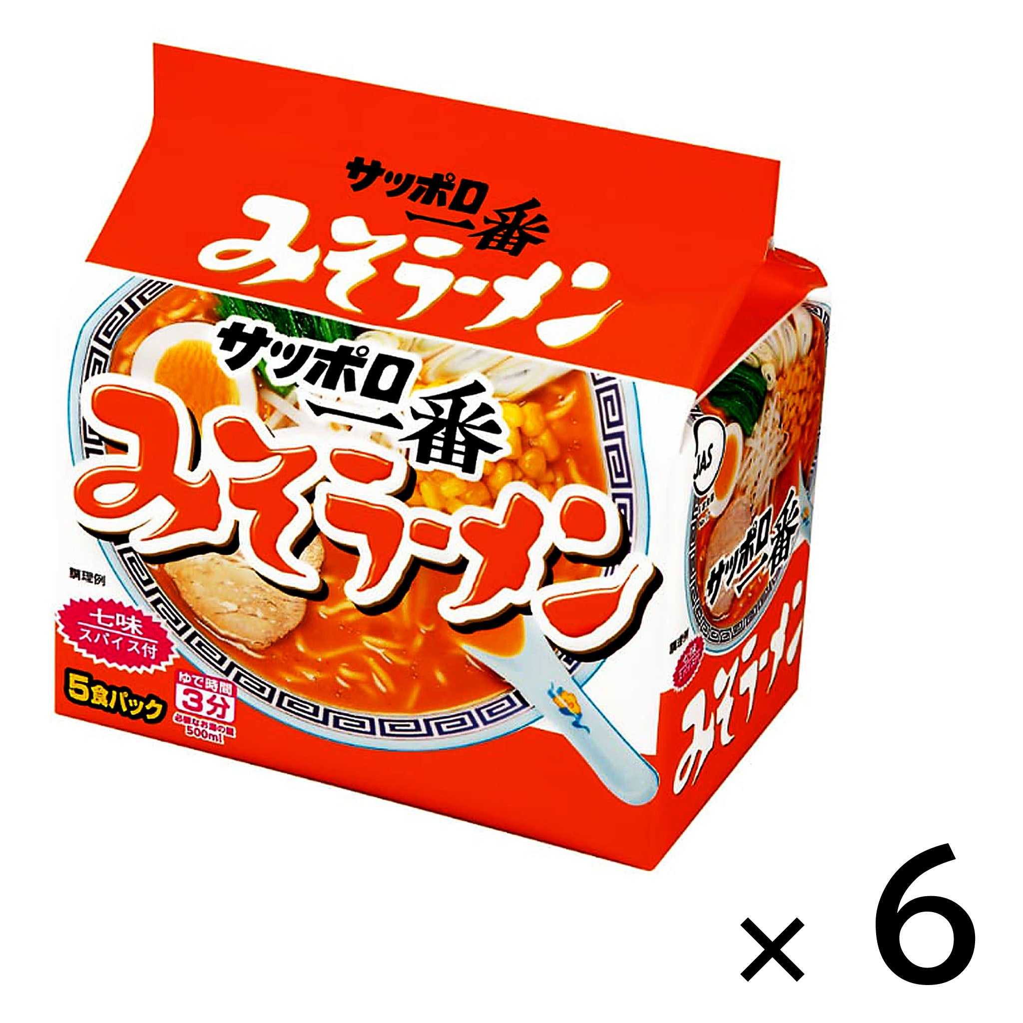 Sanyo Foods Sapporo Ichiban Miso Noodle Bag【6 Set】